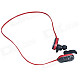 HV803 Wireless Stereo Bluetooth 3.0+EDR Sports Headphone - Black + Red