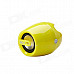 MR.D 93B Portable Bluetooth V3.0 Player Speaker w/ TF / Micro USB - Yellow + Silver