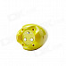 MR.D 93B Portable Bluetooth V3.0 Player Speaker w/ TF / Micro USB - Yellow + Silver