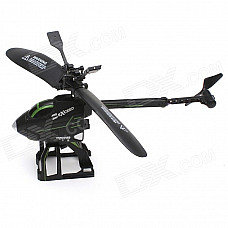 SmToys 2.5-Channel Folding Remote Control Helicopter w/ Gyro / LED - Black + Green