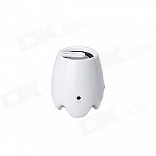 MR.D-93B Portable Bluetooth v3.0 Speaker w/ TF - White + Silver