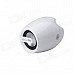 MR.D-93B Portable Bluetooth v3.0 Speaker w/ TF - White + Silver