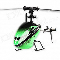 Hisky HFP80 V2 4-CH 2.4GHz 6-Axis R/C Outdoor Helicopter Toy w/ Gyro - Green + Black