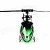 Hisky HFP80 V2 4-CH 2.4GHz 6-Axis R/C Outdoor Helicopter Toy w/ Gyro - Green + Black