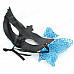 Stylish Butterfly Decorated Shiny Powder Finish Mask for Halloween / Costume Party / Ball - Blue