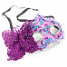 Stylish Butterfly Decorated Shiny Powder Finish Mask for Halloween / Costume Party / Ball - Purple