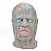 Halloween Party Cosplay Blood Vessels Bulging Freak Style Mask - Beige + Blue