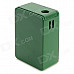 Creative Mahjong Style Metal Lighter Toy - Green + White