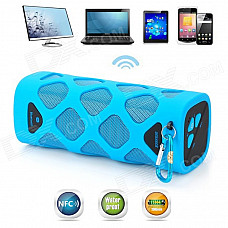 VINA Portable Outdoor Wireless Bluetooth V4.0 NFC Mini Speaker for Cellphone / Tablet / PC - Blue
