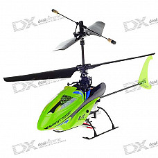 USB Rechargeable 4-CH R/C Helicopter Set - Green + Black (IR Remote)