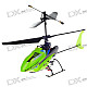 USB Rechargeable 4-CH R/C Helicopter Set - Green + Black (IR Remote)