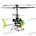 USB Rechargeable 4-CH R/C Helicopter Set - Green + Black (IR Remote)