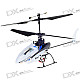 USB Rechargeable 4-CH R/C Helicopter Set - White + Black (IR Remote)