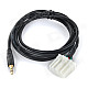 3.5mm Jack Plug AUX Audio Cable for Mazda 6 / M6 / M3 / BESTURN B70A - Black + White