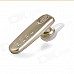 YUEER YE-108 Voice-Controlled Bluetooth 4.0 Wireless Music In-Ear Headset - Champagne Golden