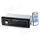 6225 2.6" LED Display Screen Car MP3 / CD Audio Player w/ FM / USB / SD Card Slot - Black + Grey