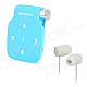 LB04 Universal Clip-on Bluetooth V3.0 In-Ear Headset w/ Microphone - Blue