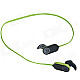 HV803 Wireless Stereo Bluetooth 3.0+EDR Sports Headphone - Black + Green