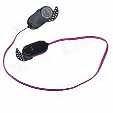 HV803 Wireless Stereo Bluetooth 3.0+EDR Sports Headphone - Black + Purple