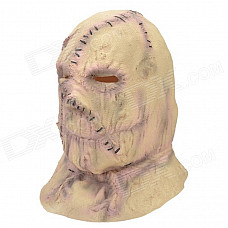 Halloween Party Cosplay Sacks Frankenstein Rubber Mask - Beige