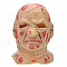 Party Cosplay Horrible Monster Full of Scar Mask - Beige + Pink