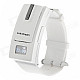 Separate Bluetooth V3.0 Headset Sporty Watch for IPHONE6 Samsung HTC + Cellphone - White