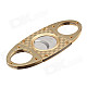 Fashionable 420 Stainless Steel Cigar Cutter - Gold