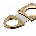 Fashionable 420 Stainless Steel Cigar Cutter - Gold