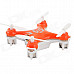 CX-10 Mini 2.4G 4-CH Radio Control Outdoor R/C Quadcopter w/ Gyro - Orange + White