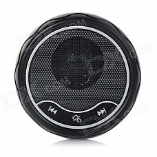 Portable Car Bluetooth V3.0 Hands-free Speaker Phone w/ USB Cable / Car Charger / Clip - Black