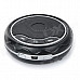 Portable Car Bluetooth V3.0 Hands-free Speaker Phone w/ USB Cable / Car Charger / Clip - Black