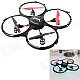 RUNQIA 2.4GHz 4-CH Outdoor 6-Axis R/C Quadcopter w/ Lamp / Gyroscope - Black (6 x AA)