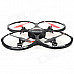 RUNQIA 2.4GHz 4-CH Outdoor 6-Axis R/C Quadcopter w/ Lamp / Gyroscope - Black (6 x AA)