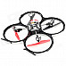 RUNQIA 2.4GHz 4-CH Outdoor 6-Axis R/C Quadcopter w/ Lamp / Gyroscope - Black (6 x AA)