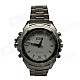 Genuine EZIO Z1684 MP3, 2GB, 100 Feet Water Resistant Analog Watch - Silver