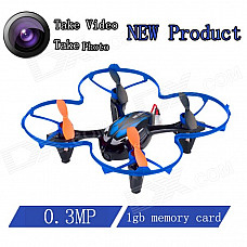 Brilink BH20 Mini 4-CH 2.4GHz Aerial Photography R/C Aircraft w/ 0.3MP Camera / 1GB TF Card - Blue