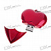 Heart Shaped USB 2.0 Flash/Jump Drive Necklace (2GB)