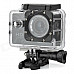 S50W 1080P 1.5" LTPS Wide Angle 12MP Wi-Fi HD Waterproof Sport Camera Camcorder - Black