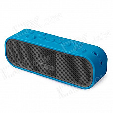 MOCREO Crater Portable Wireless Outdoor Waterproof Bluetooth v4.0 Speaker w/ NFC - Blue