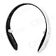 Cannice Y2 Sport Headband Bluetooth v4.0 Stereo Headset w/ NFC, Microphone - White + Black