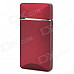 Fashionable Windproof Blue Flame Gas Butane Lighter - Red