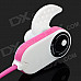 HV803 In-Ear Style Bluetooth V3.0 + EDR Headphones w/ Microphone - Pink + White