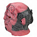 Halloween Party Cosplay Devil Rubber Mask - Red + Black