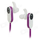 HV803 Wireless Bluetooth V3.0 + EDR In-Ear Headset w/ Microphone - Purple + White
