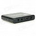 HD 1080P Home HDD / Car Multi-Media AV / Advertising Player w/ HDMI Cable & Car Charger - Black