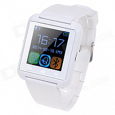 U8S Waterproof Wearable 1.48" Touch Screen Smart Watch w/ Bluetooth & Pedometer - Red