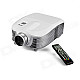 LED-9 External Wi-Fi HD LED Home / Business Projector - White + Silvery Grey