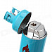 Fashion Gas-Jar Shaped Zinc Alloy Windproof Butane Lighter - Blue