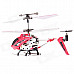 SYMA S107G USB Rechargeable 3.5-CH R/C Helicopter w/ Gyroscope / IR Remote Controller - Red + Black