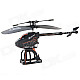 SmToys J083 2.5-Channel Folding Remote Control Deformation Helicopter - Black + Orange